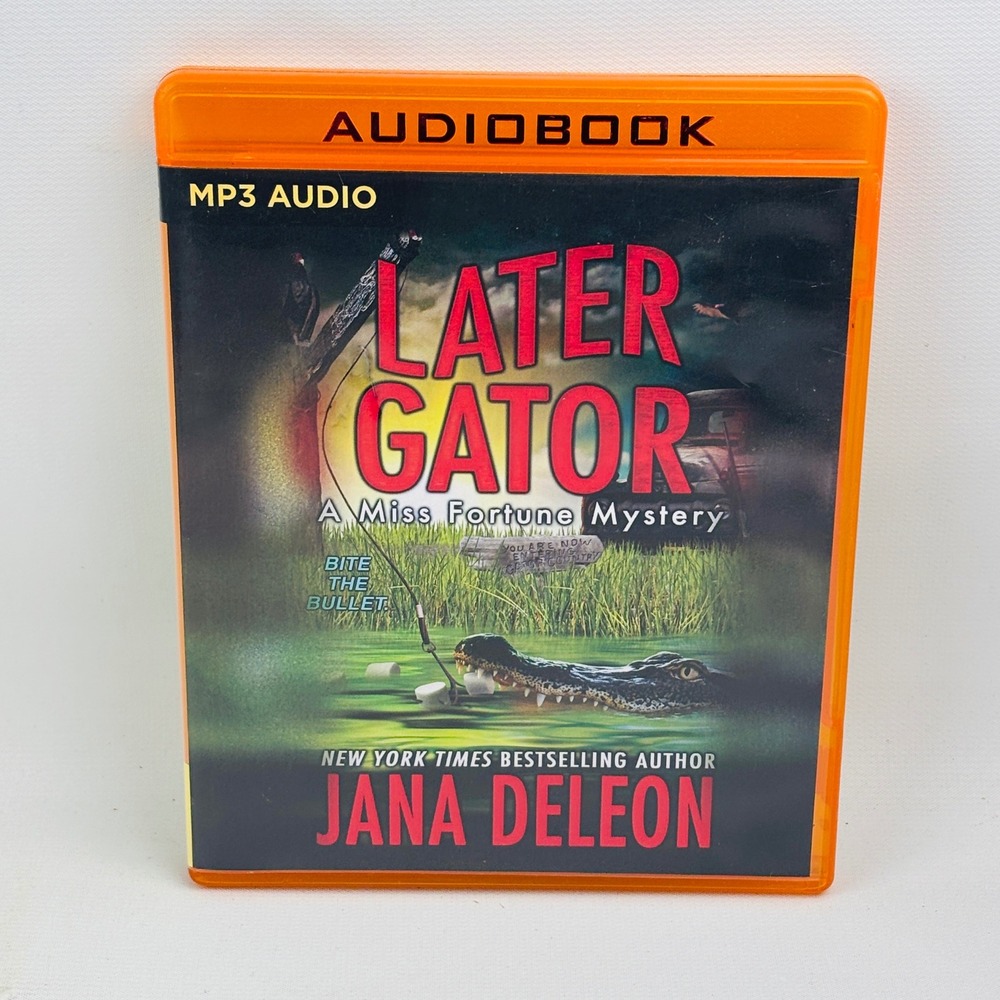 Later Gator Miss Fortune Series Mystery Audiobook Jana DeLeon MP3 CD
